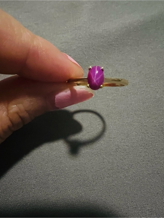 Jewelry - Vintage 14K Solid Gold Star Ruby Ring | Size 6 | Tested & Hallmarked